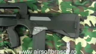 Airsoft FAMAS F1 Cybergun in romanian [upl. by Lian771]