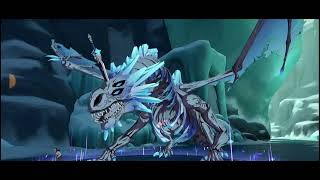 Lord Of Nazarick Monster Hunter Crystal Skeletal Dragon fight [upl. by Tenrag]