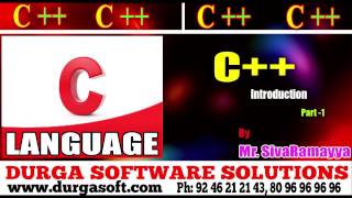 C tutorial onlinetraining C introduction Part 1 by Sivaramayya [upl. by Ailana329]