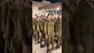 IDF Soldiers Sing ‘I Believe in the Coming of the Messiah’ at the Western Wall 🇮🇱 [upl. by Annaierb]