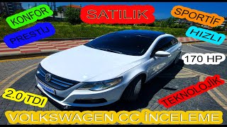 Volkswagen Passat CC 20 TDI Detaylı İnceleme ve Test Sürüşü  2011 Model [upl. by Pelagia]