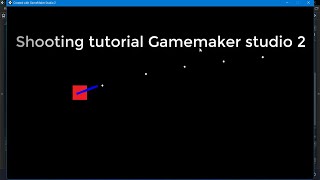 Gamemaker studio 2 shooting codeGamemaker shooting platformer tutorial [upl. by Ahrens891]