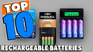 Top 10 Best Rechargeable Batteries Review In 2024 [upl. by Atinehc686]