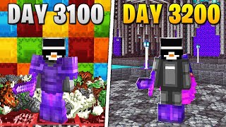 I Survived 3200 Days in HARDCORE Minecraft [upl. by Cochard281]