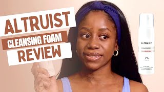 NEW ALTRUIST CLEANSING FOAM REVIEW  Ife Balogun [upl. by Siocnarf]