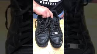 How to uncrease black air force 1 [upl. by Rubia]