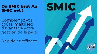 Du SMIC brut Au SMIC net  Comprendre vos coûts à jour de mai 2023 salaire paie smic [upl. by Iveel928]