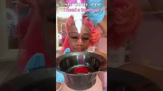 4C Natural Hair Silk Press Transition  How To Blench And Dye Hair To Hot Pink Color  ELFINHAIR [upl. by Dionisio]