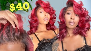 IT’S A SYNTHETIC WIG YALL Outre 5x5 Lace Closure Wig Body Wave 16’ Trendy Kay [upl. by Verner]