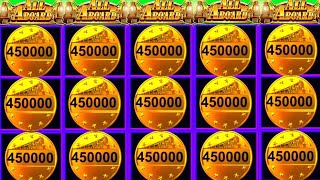 ★★JACKPOT HANDPAY★★500 BETS★★ALL ABOARD HIGH LIMIT SLOT MACHINE BUENO DINERO MUSEUM SLOTS KONAMI [upl. by Suisyola657]