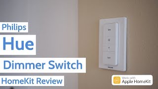 Philips Hue Dimmer Switch with HomeKit Review [upl. by Fanning]