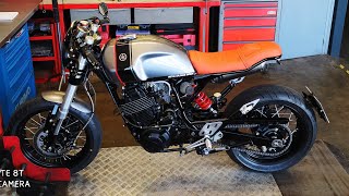 Cafe racer build YAMAHA XT 600E [upl. by Millian]