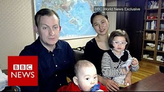 Prof Robert Kelly is back amp this time his wife amp children are meant to be in shot BBC News [upl. by Semadar973]