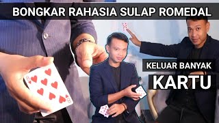 tutorial sulap romedal  keluar banyak kartu [upl. by Illene]