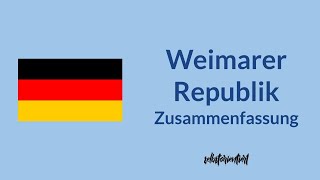 Außenpolitik der Weimarer Republik I musstewissen Geschichte [upl. by Season]