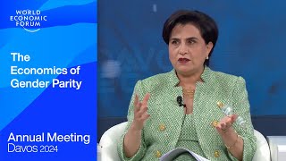 The Economics of Gender Parity  Davos 2024  World Economic Forum [upl. by Mloclam]