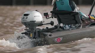 Honda Marine ฺBF23 DH X JONNY BOAT BASS100 [upl. by Daune]