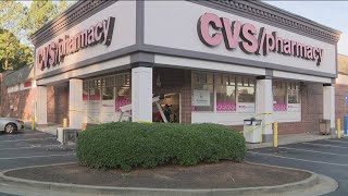 Suspects crash down door at Cobb CVS fail in ATM robbery attempt [upl. by Fabriane531]