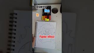 Drawing Finn But The 🔥FLAME🔥 Effect RapidArt art shorts [upl. by Lynnet]