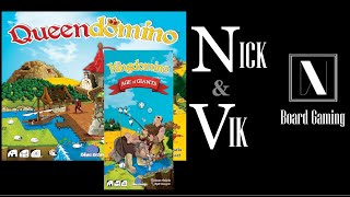 Queendomino amp Kingdomino Age of Giants Overview amp Review [upl. by Canica561]