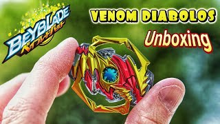 Venom Diabolos  Unboxing  Review  Battles  Beyblade Burst GT Toy Reviews [upl. by Aliek407]