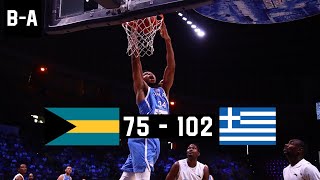 Bahamas  Greece 75102  Full Highlights  Acropolis Tournament  27062024 [upl. by Malan]