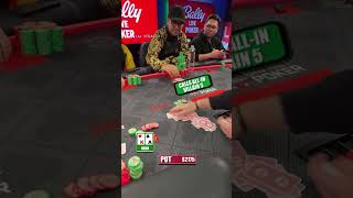 RISKING IT ALL Ace King all in lets go No Limit Texas Holdem Poker  Las Vegas [upl. by Scevor]