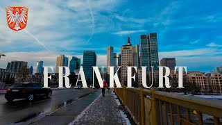 Downtown Frankfurt  Walking Tour  Germany  Travel [upl. by Menzies]