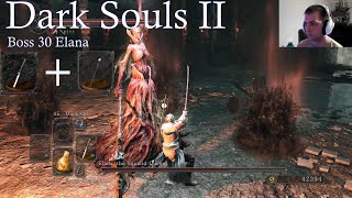 The Squalid Queen Elana Dark Souls 2 Boss Fight 2024 [upl. by Toms417]