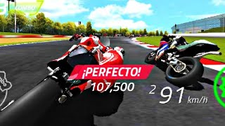 CORRIENDO CON MOTOS DE PISTA EN MOTOGP [upl. by Wilfred]