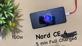 ONEPLUS nord ce 4 Charging Speed Test 0 to 100  100w Charger [upl. by Hna]