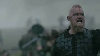 Vikings S05 E10 Bjorn retreats from the battle with Ivar [upl. by Dorraj]