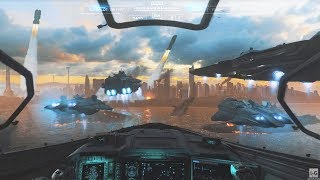 Space Fighter Jet Mission  Space Battle  Black Sky  Call of Duty Infinite Warfare [upl. by Aicitel]