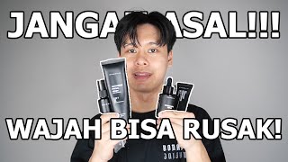 Urutan amp Cara Pakai Skincare Pria YANG BENAR REVIEW JUJUR ONESKIN [upl. by Hplar374]