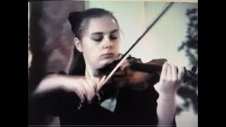 PITchaikovsky Violin Concerto in D major Op35  Cadenza Anna Karkowska Violin K Karkowska Piano [upl. by Lilia]