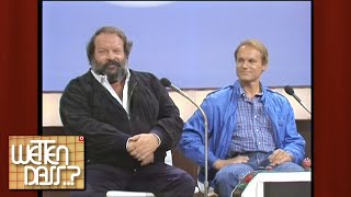 Absolut Kult Bud Spencer amp Terence Hill in quotWetten dassquot bei Frank Elstner [upl. by Reifel846]