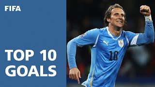 TOP 10 GOALS  2010 FIFA World Cup South Africa [upl. by Studner916]