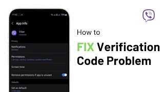 How to Fix Viber Verification Code Problem [upl. by Butte]