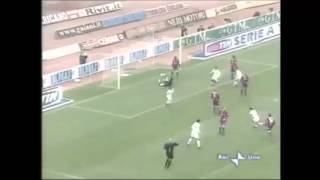 Bologna Roma 04  23112003  Magnifico gol di Totti al volo [upl. by Naut]