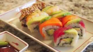 Melodees California Roll amp Rainbow Roll Sushi★ レインボーロールの作り方 [upl. by Evelyn]