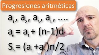 PROGRESIONES ARITMÉTICAS EJEMPLOS RESUELTOS [upl. by Rhiana]