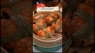 Crab noodles shorts shortsfeed seefood crab [upl. by Darn769]