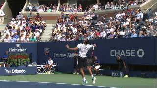 2014 US Open Cilic serve slow [upl. by Carmita]