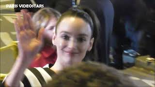 Charlotte Le Bon  Paris Fashion Week 28 february 2024 show Acne amp Balmain [upl. by Annodal]