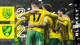 HIGHLIGHTS  West Bromwich Albion 22 Norwich City [upl. by Icats]