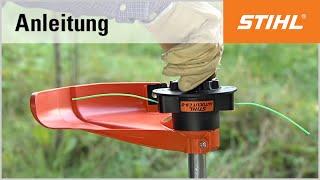 Die Montage des Mähkopf STIHL AutoCut C 52 [upl. by Brackely9]