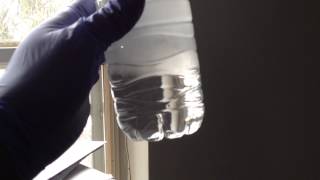 Instant Ice Supercooled water nucleation [upl. by Nomzaj]