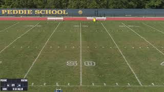 Peddie varsity boys football vs Academy of the New Church [upl. by Anoyet971]