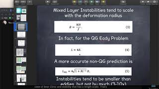 GEOL1820 GFD Size of Submesoscale Instabilities [upl. by Frendel]