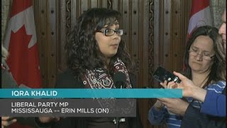 Reporters Force M103 Iqra Khalid To Answer The Question [upl. by Kenelm831]